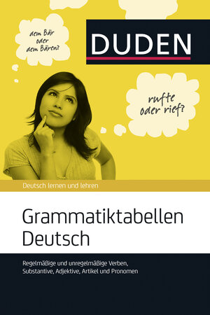 Buchcover Grammatiktabellen Deutsch | Carsten Pellengahr | EAN 9783411911769 | ISBN 3-411-91176-X | ISBN 978-3-411-91176-9