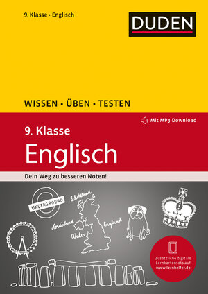 Buchcover Wissen – Üben – Testen: Englisch 9. Klasse | Annette Schomber | EAN 9783411912285 | ISBN 3-411-91228-6 | ISBN 978-3-411-91228-5