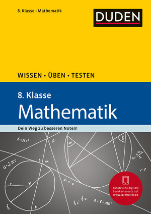 Buchcover Wissen - Üben - Testen: Mathematik 8. Klasse | Timo Witschaß | EAN 9783411912308 | ISBN 3-411-91230-8 | ISBN 978-3-411-91230-8