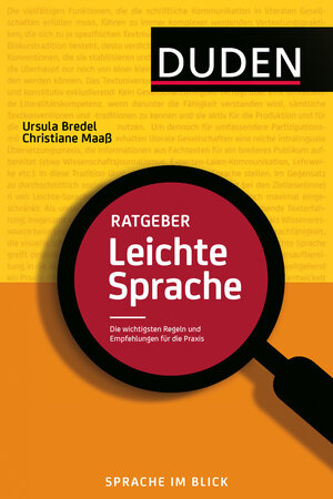 Buchcover Ratgeber Leichte Sprache | Christiane Maaß | EAN 9783411912360 | ISBN 3-411-91236-7 | ISBN 978-3-411-91236-0