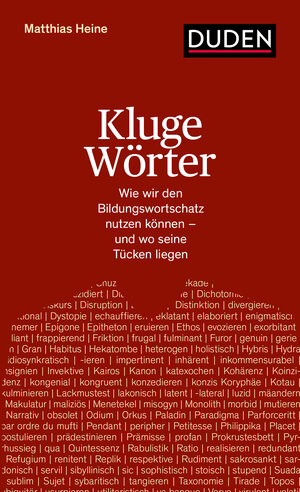 Buchcover Kluge Wörter | Matthias Heine | EAN 9783411914104 | ISBN 3-411-91410-6 | ISBN 978-3-411-91410-4