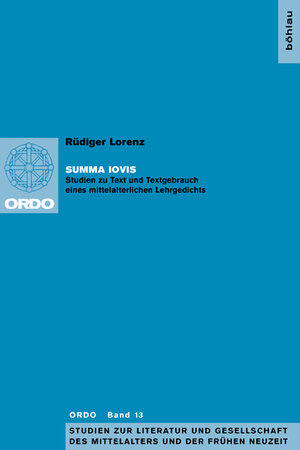 Buchcover Summa Iovis | Rüdiger Lorenz | EAN 9783412210366 | ISBN 3-412-21036-6 | ISBN 978-3-412-21036-6