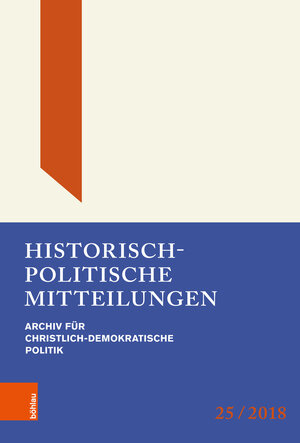 Buchcover Historisch-politische Mitteilungen  | EAN 9783412514792 | ISBN 3-412-51479-9 | ISBN 978-3-412-51479-2