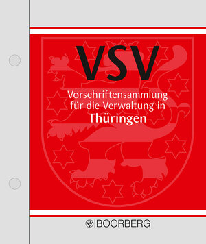 Buchcover Vorschriftensammlung für die Verwaltung in Thüringen (VSV)  | EAN 9783415016279 | ISBN 3-415-01627-7 | ISBN 978-3-415-01627-9