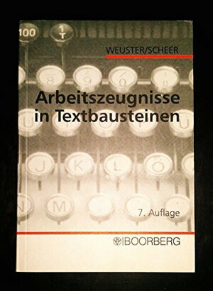 Buchcover Arbeitszeugnisse in Textbausteinen | Arnulf Weuster | EAN 9783415022393 | ISBN 3-415-02239-0 | ISBN 978-3-415-02239-3