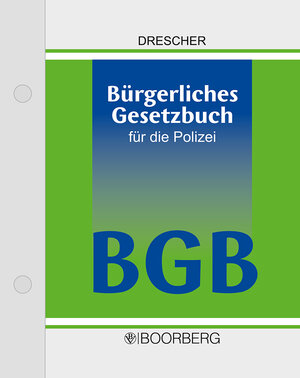 Buchcover Bürgerliches Gesetzbuch | Dietmar Drescher | EAN 9783415022737 | ISBN 3-415-02273-0 | ISBN 978-3-415-02273-7