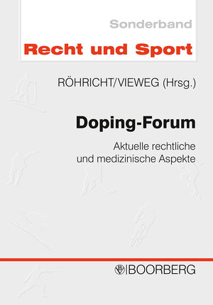 Buchcover Doping-Forum | EAN 9783415027398 | ISBN 3-415-02739-2 | ISBN 978-3-415-02739-8
