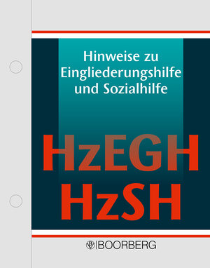 Buchcover Hinweise zu Eingliederungshilfe und Sozialhilfe (HzEGH und HzSH)  | EAN 9783415028340 | ISBN 3-415-02834-8 | ISBN 978-3-415-02834-0