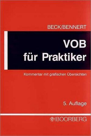 Buchcover VOB für Praktiker | Walter Beck | EAN 9783415031661 | ISBN 3-415-03166-7 | ISBN 978-3-415-03166-1
