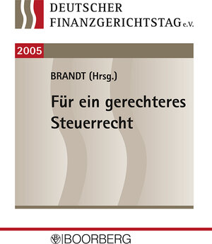 Buchcover Deutscher Finanzgerichtstag 2005  | EAN 9783415035928 | ISBN 3-415-03592-1 | ISBN 978-3-415-03592-8