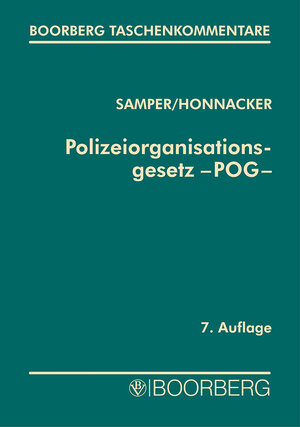 Buchcover Polizeiorganisationsgesetz (POG) | Heinz Honnacker | EAN 9783415040212 | ISBN 3-415-04021-6 | ISBN 978-3-415-04021-2