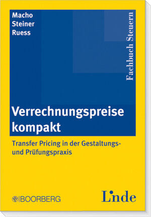 Buchcover Verrechnungspreise kompakt | Roland Macho | EAN 9783415041820 | ISBN 3-415-04182-4 | ISBN 978-3-415-04182-0