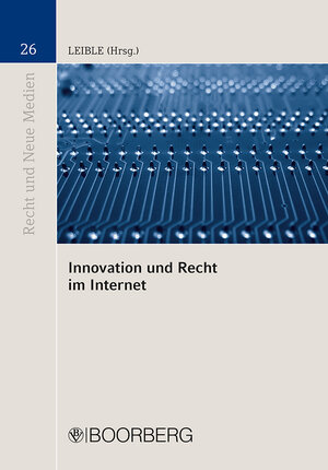 Buchcover Innovation und Recht im Internet  | EAN 9783415048355 | ISBN 3-415-04835-7 | ISBN 978-3-415-04835-5