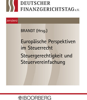 Buchcover Deutscher Finanzgerichtstag 2011/2012  | EAN 9783415051409 | ISBN 3-415-05140-4 | ISBN 978-3-415-05140-9