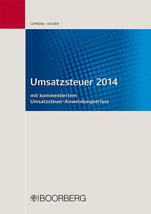 Buchcover Umsatzsteuer 2014 | Otto-Gerd Lippross | EAN 9783415051935 | ISBN 3-415-05193-5 | ISBN 978-3-415-05193-5