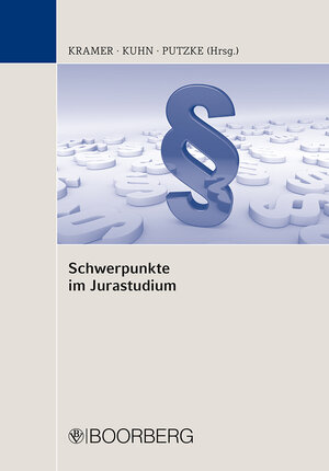 Buchcover Schwerpunkte im Jurastudium | EAN 9783415054806 | ISBN 3-415-05480-2 | ISBN 978-3-415-05480-6