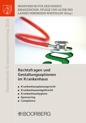 Buchcover Rechtsfragen und Gestaltungsoptionen im Krankenhaus  | EAN 9783415056534 | ISBN 3-415-05653-8 | ISBN 978-3-415-05653-4
