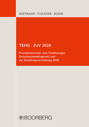 Buchcover TEHG - ZuV 2020 | Lars Hoffmann | EAN 9783415058903 | ISBN 3-415-05890-5 | ISBN 978-3-415-05890-3