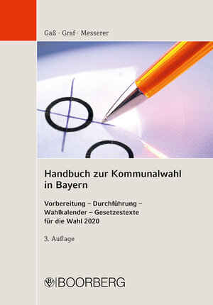 Buchcover Handbuch zur Kommunalwahl in Bayern | Andreas Gaß | EAN 9783415065444 | ISBN 3-415-06544-8 | ISBN 978-3-415-06544-4