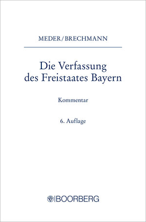 Buchcover Die Verfassung des Freistaates Bayern  | EAN 9783415066175 | ISBN 3-415-06617-7 | ISBN 978-3-415-06617-5