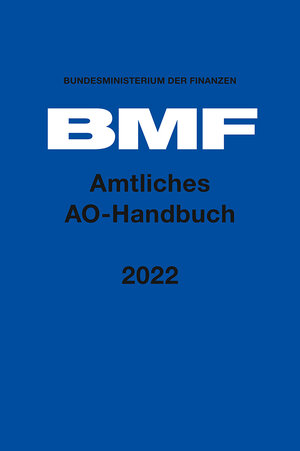 Buchcover Amtliches AO-Handbuch 2022  | EAN 9783415071254 | ISBN 3-415-07125-1 | ISBN 978-3-415-07125-4