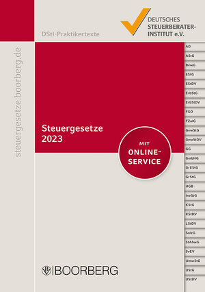 Buchcover Steuergesetze 2023  | EAN 9783415072565 | ISBN 3-415-07256-8 | ISBN 978-3-415-07256-5