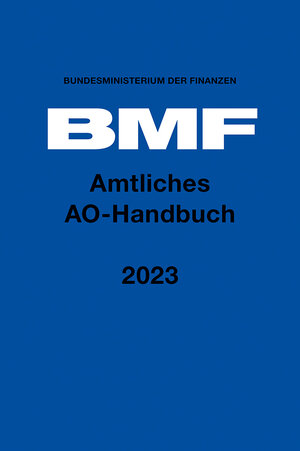 Buchcover Amtliches AO-Handbuch 2023  | EAN 9783415073296 | ISBN 3-415-07329-7 | ISBN 978-3-415-07329-6