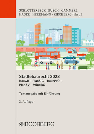 Buchcover Städtebaurecht 2023  | EAN 9783415074095 | ISBN 3-415-07409-9 | ISBN 978-3-415-07409-5