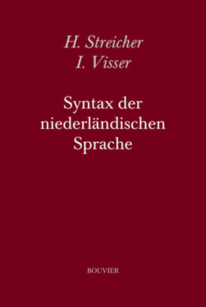 Buchcover Syntax der niederländischen Sprache | H. Streicher | EAN 9783416033749 | ISBN 3-416-03374-4 | ISBN 978-3-416-03374-9
