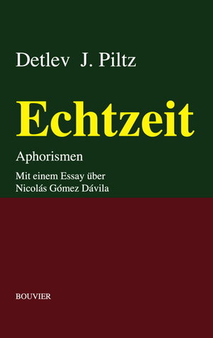 Buchcover Echtzeit | Detlev J. Piltz | EAN 9783416040808 | ISBN 3-416-04080-5 | ISBN 978-3-416-04080-8