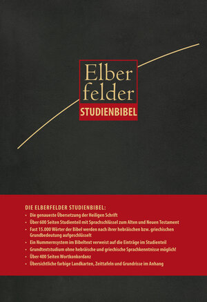 Buchcover Elberfelder Studienbibel, Leder anthrazit  | EAN 9783417252637 | ISBN 3-417-25263-6 | ISBN 978-3-417-25263-7