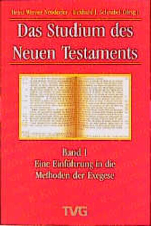 Buchcover Das Studium des Neuen Testaments | Heinz W Neudorfer | EAN 9783417294347 | ISBN 3-417-29434-7 | ISBN 978-3-417-29434-7