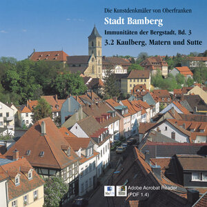 Buchcover Stadt Bamberg / Immunitäten der Bergstadt | Tilmann Breuer | EAN 9783422005785 | ISBN 3-422-00578-1 | ISBN 978-3-422-00578-5