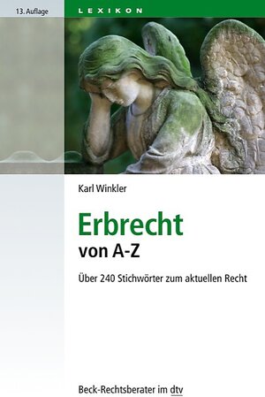 Buchcover Erbrecht von A - Z | Karl Winkler | EAN 9783423050616 | ISBN 3-423-05061-6 | ISBN 978-3-423-05061-6