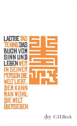 Tao te king: Das Buch vom Sinn und Leben