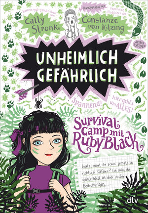 Buchcover Unheimlich gefährlich – Survivalcamp mit Ruby Black  | EAN 9783423439725 | ISBN 3-423-43972-6 | ISBN 978-3-423-43972-5
