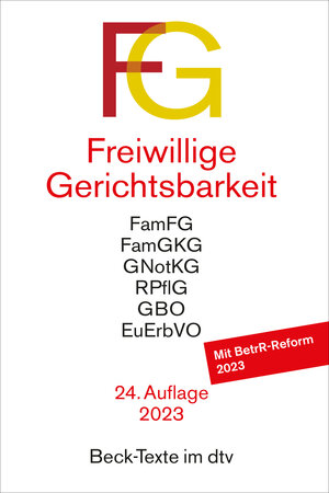 Buchcover Freiwillige Gerichtsbarkeit  | EAN 9783423531887 | ISBN 3-423-53188-6 | ISBN 978-3-423-53188-7