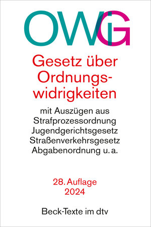 Buchcover Gesetz über Ordnungswidrigkeiten  | EAN 9783423531993 | ISBN 3-423-53199-1 | ISBN 978-3-423-53199-3