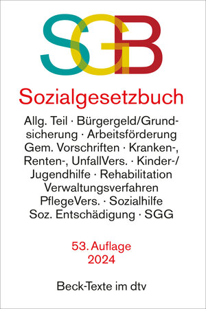 Buchcover Sozialgesetzbuch mit Sozialgerichtsgesetz  | EAN 9783423532365 | ISBN 3-423-53236-X | ISBN 978-3-423-53236-5