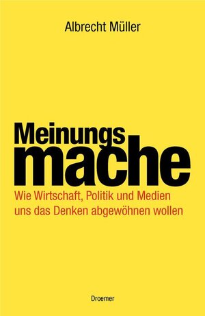 Buchcover Meinungsmache | Albrecht Müller | EAN 9783426274583 | ISBN 3-426-27458-2 | ISBN 978-3-426-27458-3