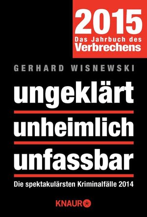 Buchcover ungeklärt unheimlich unfassbar | Gerhard Wisnewski | EAN 9783426426265 | ISBN 3-426-42626-9 | ISBN 978-3-426-42626-5