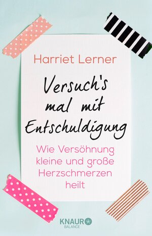Buchcover Versuch's mal mit Entschuldigung | Harriet Lerner | EAN 9783426444290 | ISBN 3-426-44429-1 | ISBN 978-3-426-44429-0