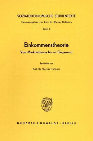 Buchcover Sozialökonomische Studientexte.  | EAN 9783428015122 | ISBN 3-428-01512-6 | ISBN 978-3-428-01512-2