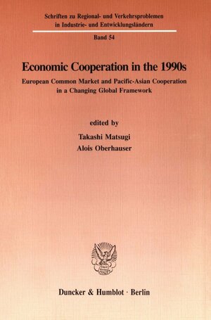 Buchcover Economic Cooperation in the 1990s.  | EAN 9783428075294 | ISBN 3-428-07529-3 | ISBN 978-3-428-07529-4