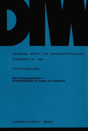 Buchcover Das Konvergenzproblem -  | EAN 9783428080182 | ISBN 3-428-08018-1 | ISBN 978-3-428-08018-2