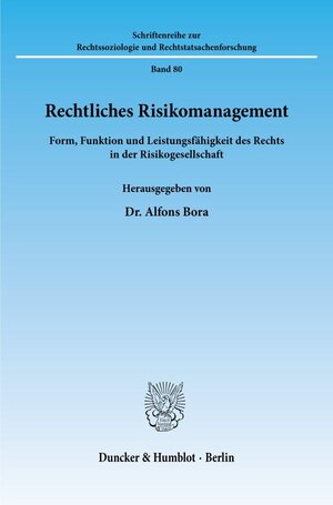 Buchcover Rechtliches Risikomanagement.  | EAN 9783428096183 | ISBN 3-428-09618-5 | ISBN 978-3-428-09618-3