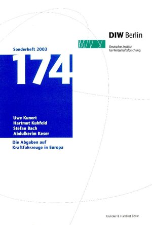 Buchcover Die Abgaben auf Kraftfahrzeuge in Europa. | Uwe Kunert | EAN 9783428111435 | ISBN 3-428-11143-5 | ISBN 978-3-428-11143-5