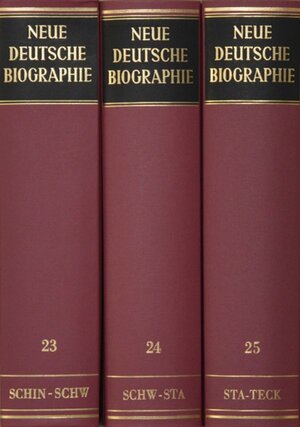 Buchcover Neue Deutsche Biographie.  | EAN 9783428112951 | ISBN 3-428-11295-4 | ISBN 978-3-428-11295-1