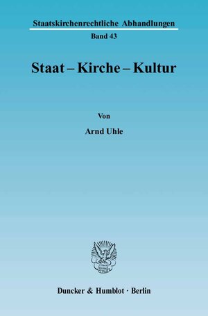 Staat - Kirche - Kultur