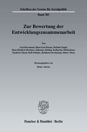 Buchcover Zur Bewertung der Entwicklungszusammenarbeit.  | EAN 9783428117130 | ISBN 3-428-11713-1 | ISBN 978-3-428-11713-0